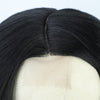 Ins Hot Women's Long Wavy Middle Part Heat ResistantMini Lace Wig