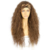 Women's Long Curly Hair Headband Wig Suitable For Party Use - Effortless Glamor