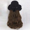 Ins Hot Fisherman's Cap Wig Long Curly Hair Big Waves For Daily Use - Effortless Glamor