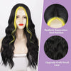 Ins Hot Brown Mixed Blonde Long Wavy Mini Lace Front Wigs - Effortless Glamor