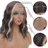 Ins HotShort Ombre Brown Bob Mini Lace Wigs - Effortless Glamor