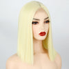 Blonde Wigs Short Straight Bob Wigs