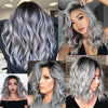 Ins HotShort Ombre Brown Bob Mini Lace Wigs - Effortless Glamor