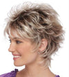 ShortBlonde Pixie Cut Wigs for White Women Dark Brown Ombre Blonde - Effortless Glamor