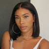 2022 New Hot Straight Bob Mini Lace Front Wigs - Effortless Glamor