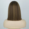 Straight Mix Brown Bob Mini Lace Front Wig - Effortless Glamor