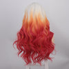 Ins Hot Long Curly Mini Lace Front Colorful Wigs - Effortless Glamor