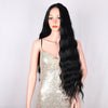 2021 Hot Black Long Curl Mini Lace Front Wigs - Effortless Glamor