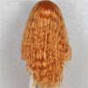 Long Curly Hair Small Volume Wave Forehead Lace Wig Suitable For Party Use