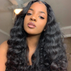 45CM Mongolian Loose Deep Wave Lace Front Human Hair Wigs - Effortless Glamor