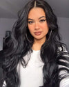 Long Black Curly Wavy Mini Lace Wig For Women - Effortless Glamor