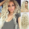 New Wave Golden Fluffy Hot Wigs - Effortless Glamor