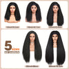 Empowering Kinky Straight Afro Wig with Sleek Black Headband – Limited Edition for Bold Women