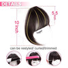 100% Human Hair Cute Bangs - Effortless Glamor