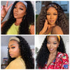 20inch Headband Wig Deep Curly Headband Wigs for Black Women Water Wave Headband Synthetic Curly Full Wig - Effortless Glamor