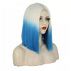 Ins Hot Ombre GreenBob Mini Lace Wigs - Effortless Glamor