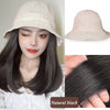 Aesthetic Weave Cap Straight Hair And Big Wave Wig - Effortless Glamor