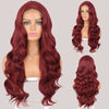 Long Natural Wave Black Wigs Middle Curly Wigs for Daily Use Hairs