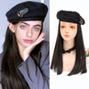 Long Hair Beret Wig - Effortless Glamor