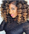 8inches Ombre Braiding Hair Jumpy Wand Curl Crochet Braids Synthetic Crochet Hair Extension for Black Women - Effortless Glamor