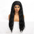 Natural Black Body Wave Headband 28''withWig - Effortless Glamor