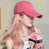 Pink Baseball Cap Wig - Effortless Glamor