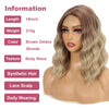 Ins HotShort Ombre Brown Bob Mini Lace Wigs - Effortless Glamor