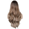 Benny Wavy Brown Blonde Hot Mini Lace Front Wig - Effortless Glamor