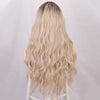 Cute Girl Wave Long Blonde Wigs - Effortless Glamor