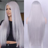 Ins Hot Long Blonde Orange Cosplay Mini Lace Wigs - Effortless Glamor