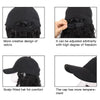 Long Wave Baseball Cap withWavy Women Wig Hats - Effortless Glamor