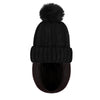 beanie Hat with Hair Extensions Cap Attached 9.5'' Straight Short Bob Hairpiece Wig - Effortless Glamor