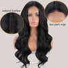 Long Natural Wave Black Wigs Middle Curly Wigs for Daily Use Hairs