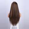 Mixed Color Straight Hot Mini Lace Front Wig - Effortless Glamor