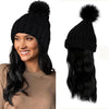 WigyyIns Hot Women Beanie Hat with Hair - Effortless Glamor