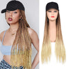 24inch Long Braiding Hair Baseball Cap Wig Box Braid wig - Effortless Glamor