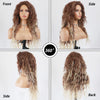 New Wave Golden Fluffy Hot Wigs - Effortless Glamor