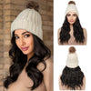 Wigyy Beige Beanie Wig Hair Extensions - Effortless Glamor