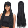 24inch Long Braiding Hair Baseball Cap Wig Box Braid wig - Effortless Glamor