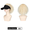 Women's Empty Top Hat Medium Wool Curly Wig For Daily Use - Effortless Glamor