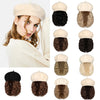 Wigyy Berets Cap with 8 Inch Wavy Curly Hat Wig - Effortless Glamor