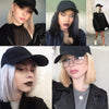 Baseball Cap Wig Hat With Hair Wig Naturally Cap With Wig Hat Wigs - Effortless Glamor