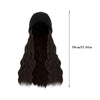 Knit Beanie Hat Wig with Long Wave Hair Extension For Women - Effortless Glamor