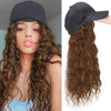 Long Wave Baseball Cap withWavy Women Wig Hats - Effortless Glamor