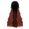 Knit Beanie Hat Wig with Long Wave Hair Extension For Women - Effortless Glamor