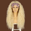 Women's Long Curly Hair Headband Wig Suitable For Party Use - Effortless Glamor