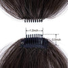 100% Human Hair Clip in Air Bangs - Effortless Glamor