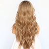 Women's Medium Parted Medium Length Hair With Big Wavy Curls For Everyday Use