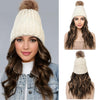 Wigyy Beige Beanie Wig Hair Extensions - Effortless Glamor