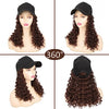 Medium Length Small Curly Baseball Cap Curly Hair - Effortless Glamor